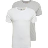 Longsleeve - Effen - Jersey - 2 Pack - Ronde Hals - Kwartmouw