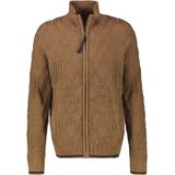 Gebreid jack met ritssluiting