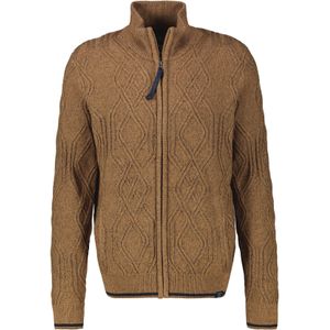 Gebreid jack met ritssluiting