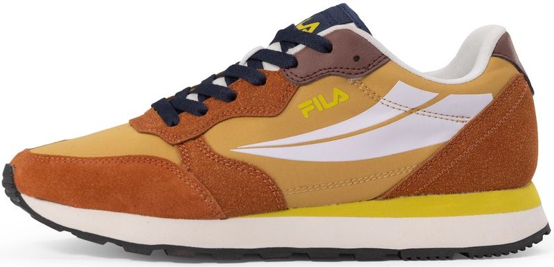 FILA - Hypert - Sneakers - Cognac - Mosterd - Citroengeel - Wit