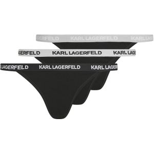 Karl Lagerfeld Slip  zwart / wit