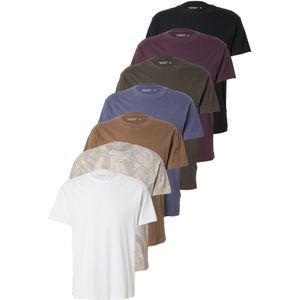 Abercrombie & Fitch Shirt 'ESSENTIAL'  beige / saffier / bruin / olijfgroen / lila / zwart / wit