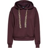 ONLY Sweatshirt 'ONLALINA'  camel / cyclaam / zwart