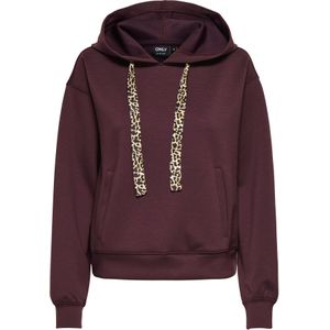 ONLY Sweatshirt 'ONLALINA'  camel / cyclaam / zwart