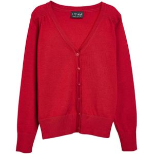 Next Gebreid vest  rood