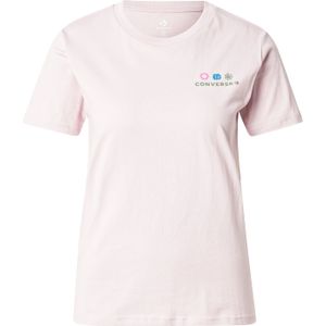 CONVERSE Shirt 'SEA'  neonblauw / lichtblauw / kaki / rosé