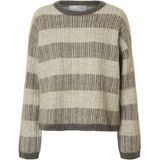 SELECTED Trui 'SLFALVA'  grijs / grijs gemêleerd