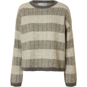 SELECTED Trui 'SLFALVA'  grijs / grijs gemêleerd