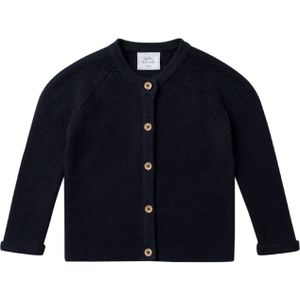 Stellou & Friends Gebreid vest  donkerblauw