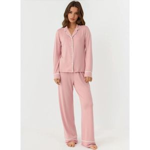 Hiccup Pyjama  rosé / wit