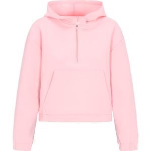 myMo - Sweatshirt - Hoodie - Relaxte Pasvorm - Halve Rits