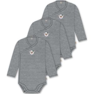 normani Rompertje/body  grijs / groen / wit