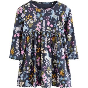 Next Jurk  navy / lichtblauw / rosa / wit
