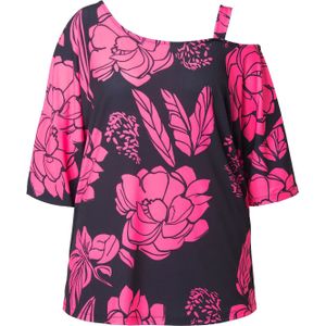 MIAMODA Shirt  pink / zwart