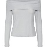 Vmdynasty - Top - Off-shoulder - Lange Mouwen - Glitterdetail