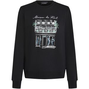 Karl Lagerfeld Sweatshirt  lichtblauw / lichtgroen / zwart / wit