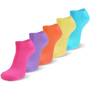 normani Sokken  geel / lichtlila / oranje / pink