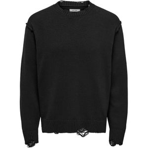 Onstune - Gebreide Pullover - Relaxed Fit - Lange Mouwen - O-hals