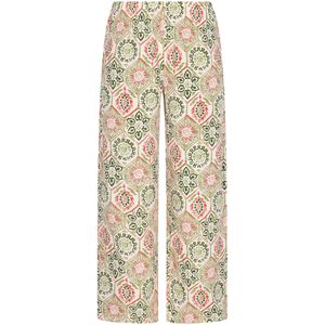 usha FESTIVAL Broek  lichtbeige / lichtgroen / donkergroen / rood