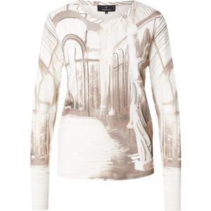 monari Shirt  bruin / cappuccino / offwhite