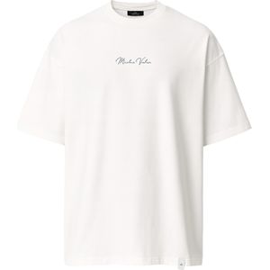 MARTIN VALEN Shirt  beige / zwart / wit