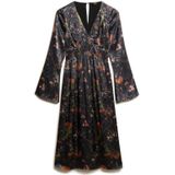 Superdry - W8011795a - Midi-jurk - Met Lange Mouwen