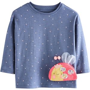 Next Shirt  blauw / geel / oranje / wit