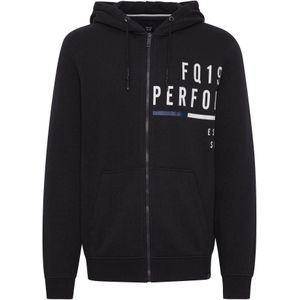 FQ1924 Sweatvest  zwart / wit