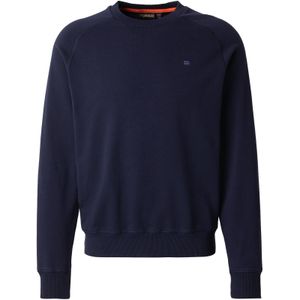 Napapijri - B-Nedles Crew - Trui - Blauw - Relaxed Fit - 100% Katoen