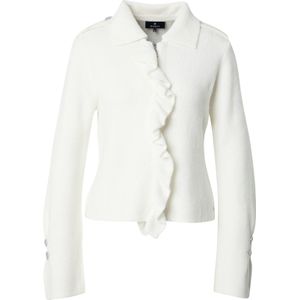 monari Gebreid vest  wolwit