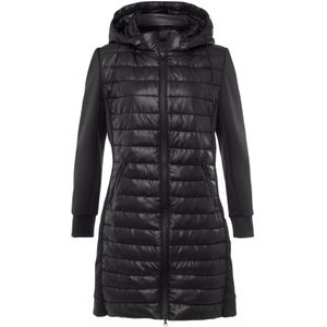 Heine - Gewatteerde Jas - Zwart - Met Capuchon - Steekzakken - Ritssluiting