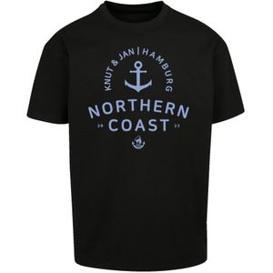 F4NT4STIC Shirt  lichtblauw / zwart