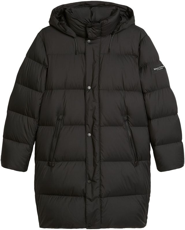 Marc O'Polo - Gewatteerde Jas - Zwart - Waterdicht - Normale Pasvorm
