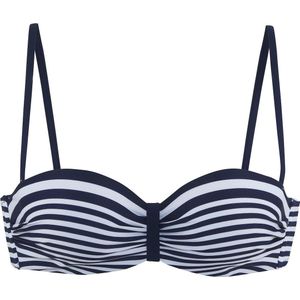 Lascana - Myst - Bikinitop - Marine/Wit - Gestreept