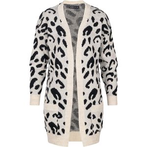 Cloud5ive Gebreid vest  lichtbeige / zwart