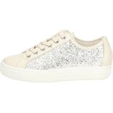 Sneakers - Kleur: Color-Blocking - Materiaal: Leer - Platte Hak