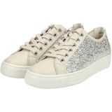 Sneakers - Kleur: Color-Blocking - Materiaal: Leer - Platte Hak