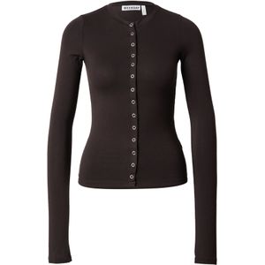 WEEKDAY Shirt 'Mia'  donkerbruin