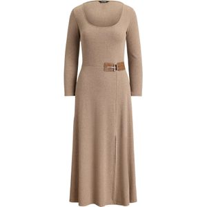 Lauren Ralph Lauren - Gebreide Jurk - Cappuccino - Jenaro