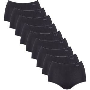 SLOGGI - Pure Comfort - Slip - Zwart - 9 Pack - High Waist