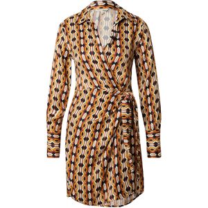 Koton Jurk  beige / bruin / zwart / wit