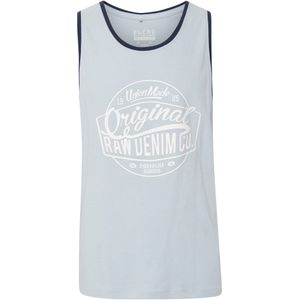 BLEND Shirt 'WALEX'  blauw / wit