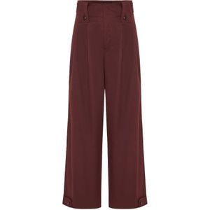 Funky Buddha Bandplooibroek  donkerrood