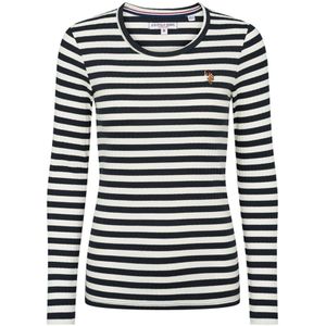 U.S. POLO ASSN. Shirt 'Chanett'  nachtblauw / wit