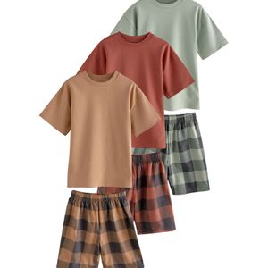 Next Nachtkledij  navy / lichtblauw / roestbruin / groen