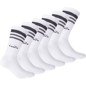 Diadora Sportsokken  grijs / wit