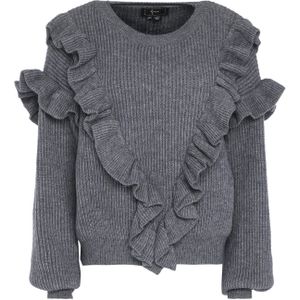 faina Trui  donkergrijs