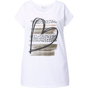 MIAMODA Shirt  brons / zwart / wit