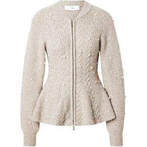 YAS Gebreid vest 'YASPEMINA'  mokka