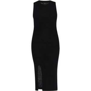 faina Gebreide jurk 'Fashion Look'  zwart